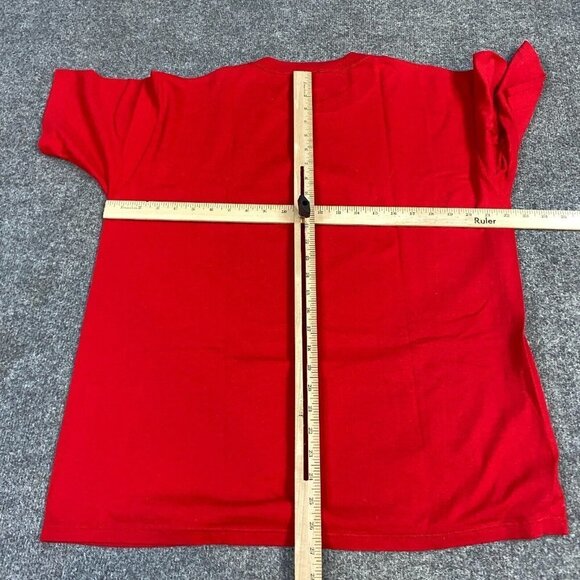 Spirit Has Done Great Things T-shirt L Red Vintage Made in USA Christian Scriptu - Picture 3 of 5